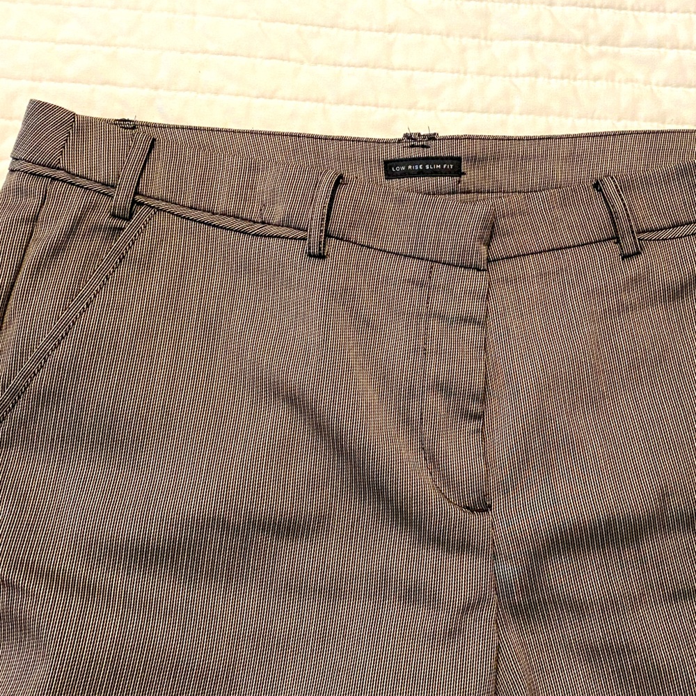 SZ 14 WORTHINGTON Low Rise Slim Fit trouser cut work pants EUC